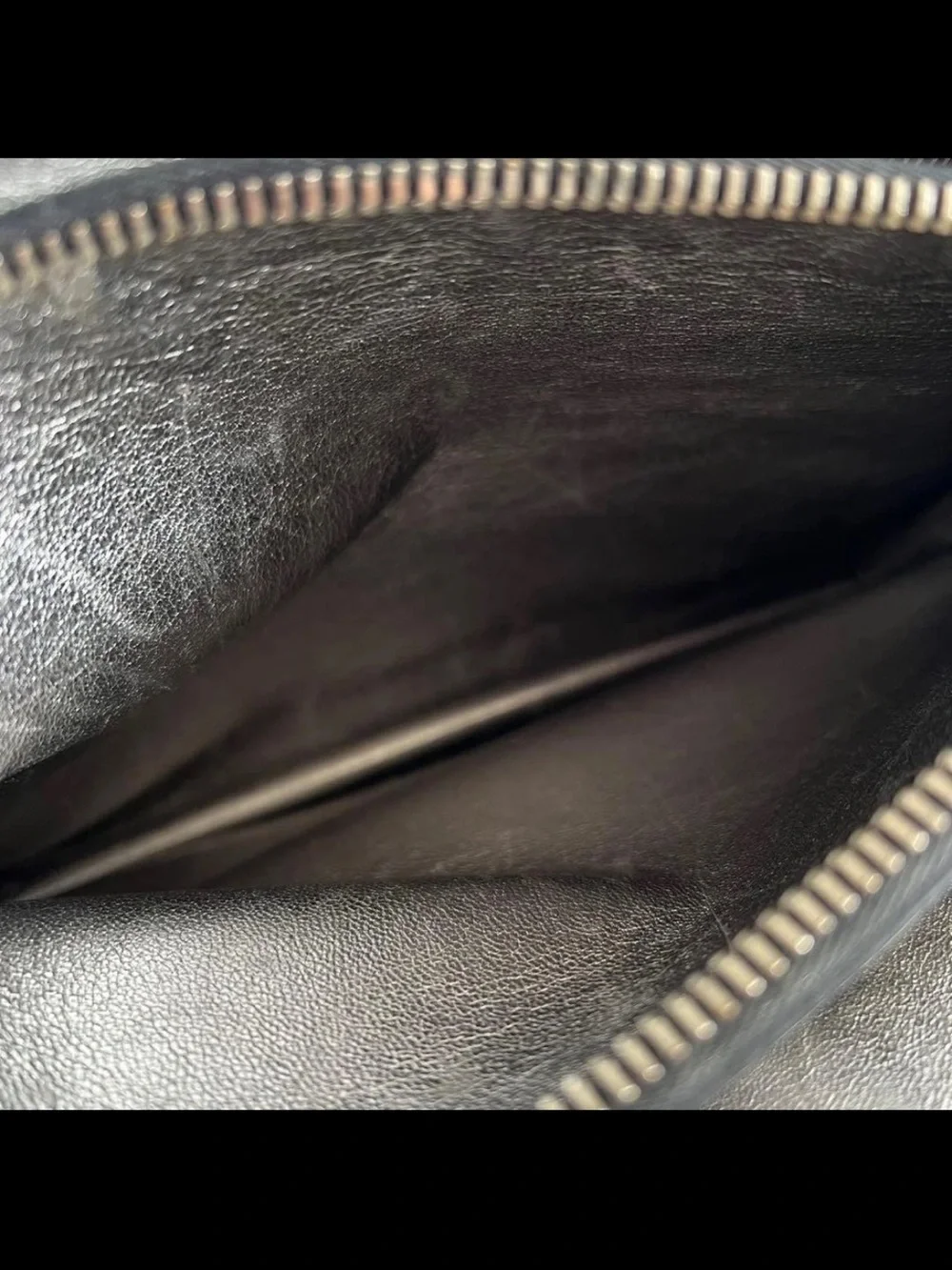 Miu Miu Metallic Silver Leather Satchel